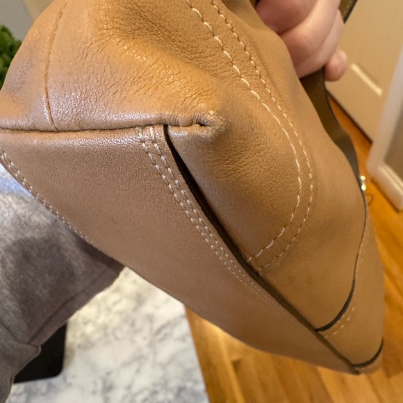 Coach - Hamptons Demi Baguette Shoulder Bag - Camel 2007 #11955 - Picture 8 of 14